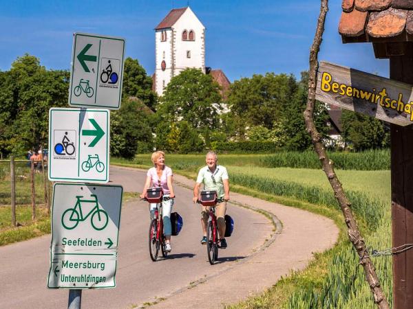 Radfahrer bei Maurach