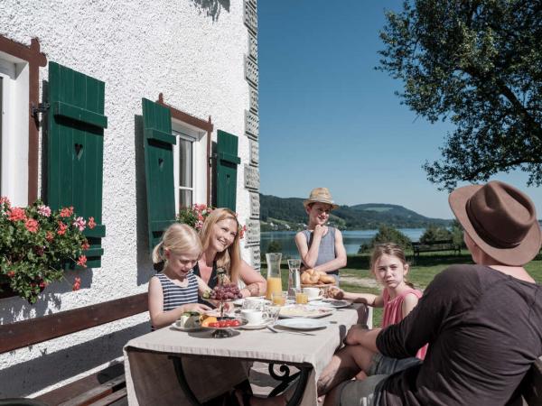 Salzkammergut Frhstck beim Bauern