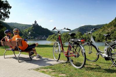 Radwandern an der Mosel