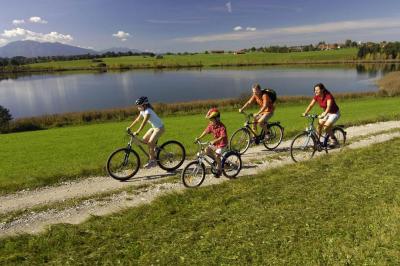 Radfahrer Familie