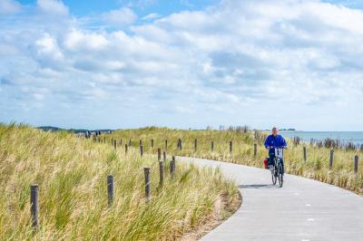 Radfahrer auf Texel