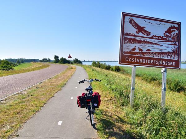 Fahhrrad im Naturgebiet Oostvaardersplassen